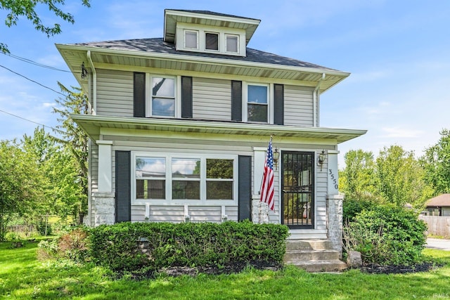 3550 Sandpoint Rd, Fort Wayne, IN 46809 - view of traditional style home