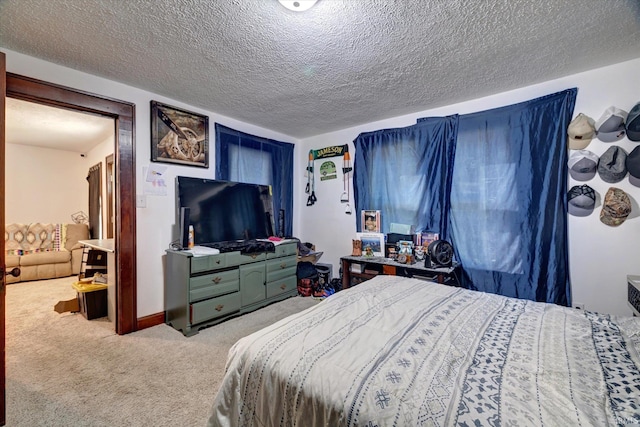 408 S Sale St, Ellettsville, IN 47429 - carpeted bedroom featuring a textured ceiling