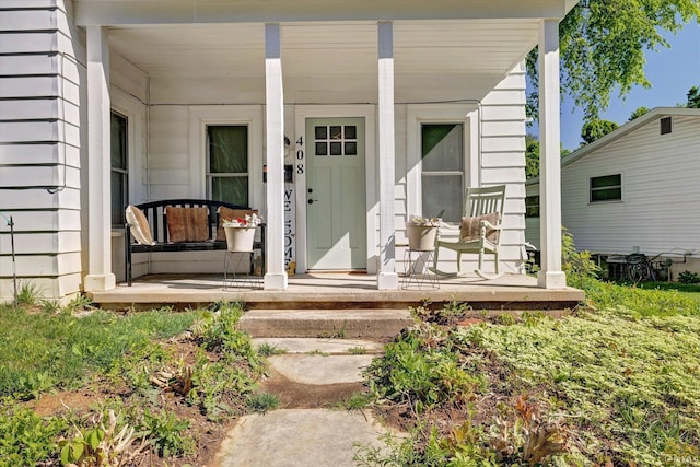 408 S Sale St, Ellettsville, IN 47429 - entrance to property featuring a porch