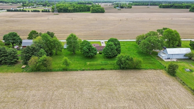 56729 Tulip Rd, New Carlisle, IN 46552 - aerial view of sparsely populated area with rows of crops
