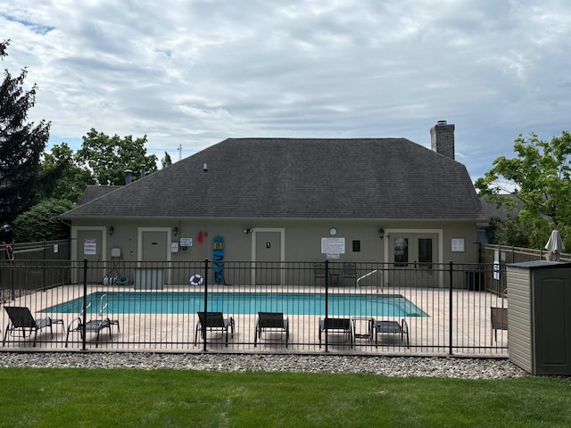 5242 Coventry Ln, Fort Wayne, IN 46804 - community pool with a patio area and french doors