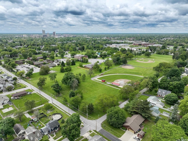 1122 Curdes Ave, Fort Wayne, IN 46805 - aerial view of residential area with a tree filled landscape