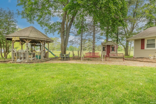 1402 W Chapel Pike, Marion, IN 46952 - view of green lawn with a gazebo