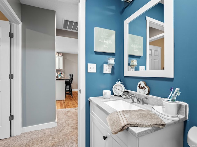 1346 Grayston Ave, Huntington, IN 46750 - bathroom with vanity and baseboards