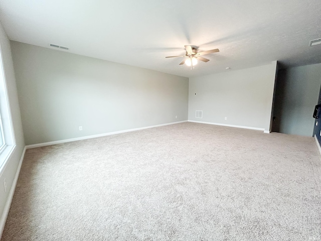 8115 Jt Ct, Evansville, IN 47715 - unfurnished room featuring a ceiling fan, carpet flooring, and baseboards