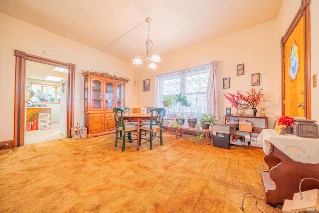 20 E Little St, Denver, IN 46926 - dining room featuring carpet and plenty of natural light