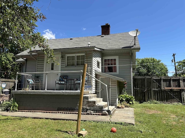 451 Miller Ave, Clarksville, IN 47129 - back of house featuring a chimney
