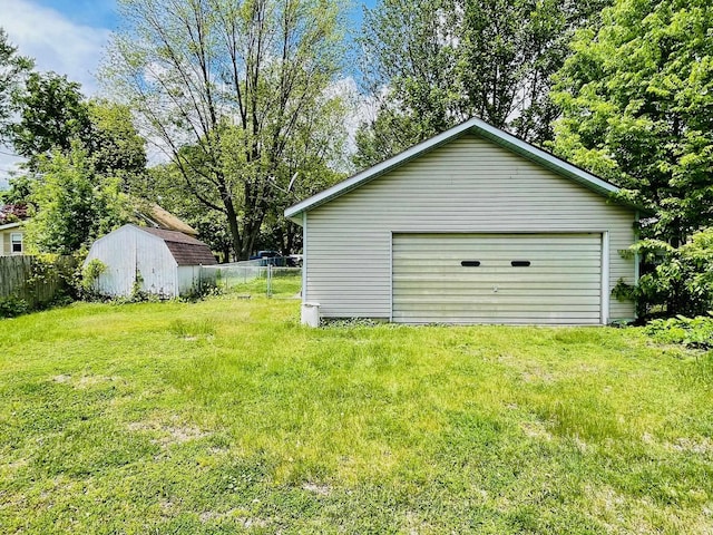 1206 N Walnut St, Plymouth, IN 46563 - view of detached garage