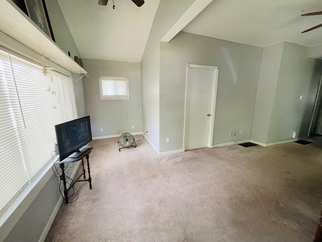 1206 N Walnut St, Plymouth, IN 46563 - unfurnished room featuring a ceiling fan, baseboards, and carpet floors