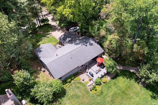 21485 Wallen Dr, South Bend, IN 46628 - view from above of property