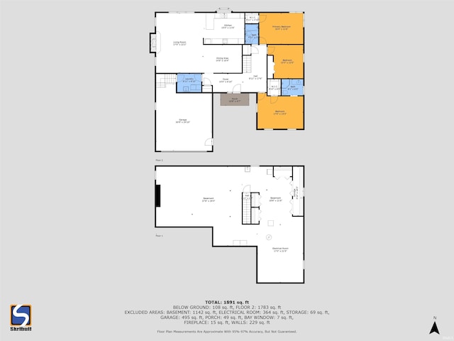 21485 Wallen Dr, South Bend, IN 46628 - floor plan / room layout