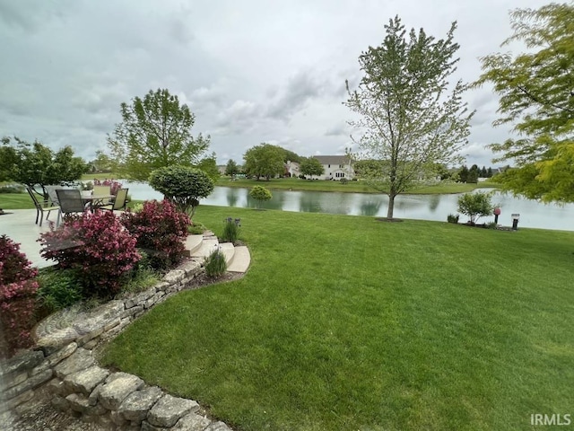 1442 Centerbrook Dr, New Haven, IN 46774 - view of grassy yard featuring a water view