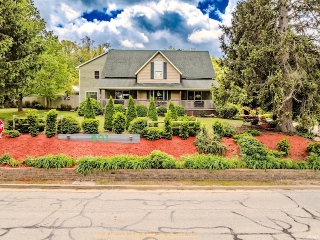 501 W Fox Lake Rd, Angola, IN 46730 - view of front of property featuring a porch