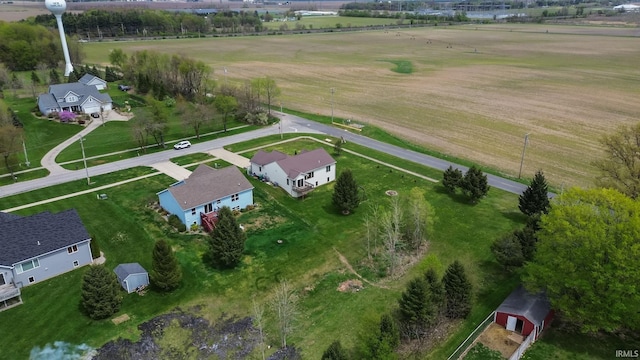 612 E Dunn Rd, New Carlisle, IN 46552 - aerial view of property and surrounding area with rural landscape