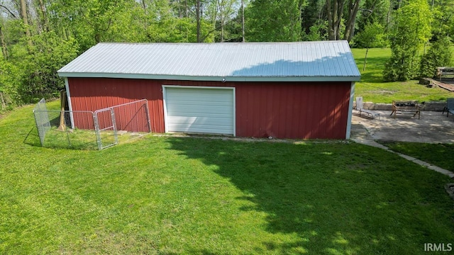 5480 S 950 W, South Whitley, IN 46787 - view of outdoor structure featuring driveway
