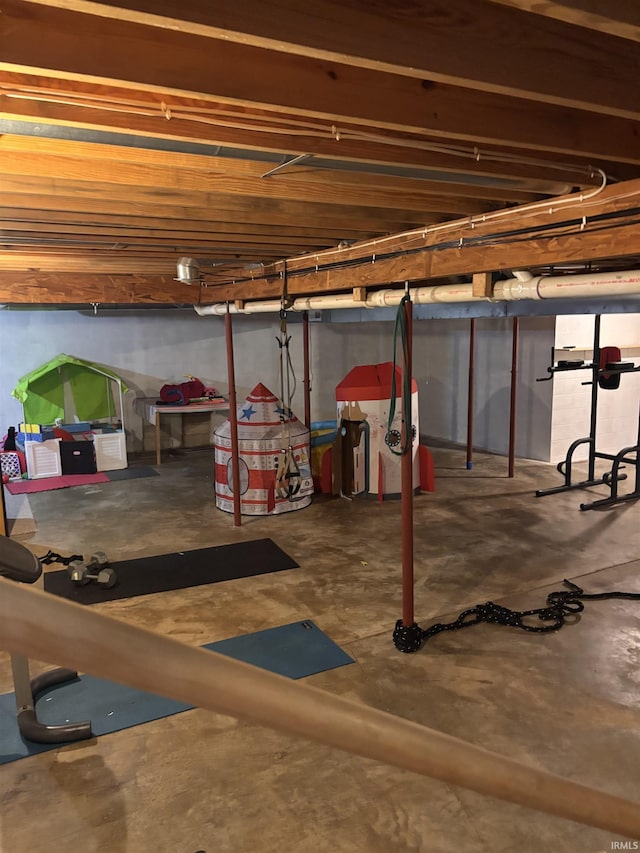 311 Hampshire Dr, Logansport, IN 46947 - view of unfinished basement