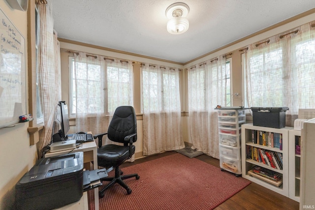 2215 Kensington Blvd, Fort Wayne, IN 46805 - office featuring dark wood-type flooring and crown molding