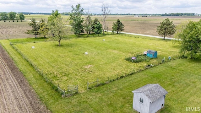 6659 W 400 S, Swayzee, IN 46986 - view of yard featuring a view of countryside and an outdoor structure