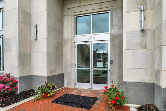 304 W Kirkwood Ave Unit 203, Bloomington, IN 47404 - entrance to property with french doors