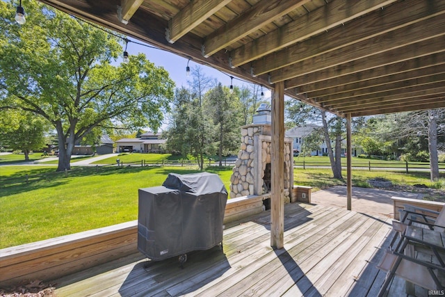 16828 Barryknoll Way, Granger, IN 46530 - deck featuring a yard