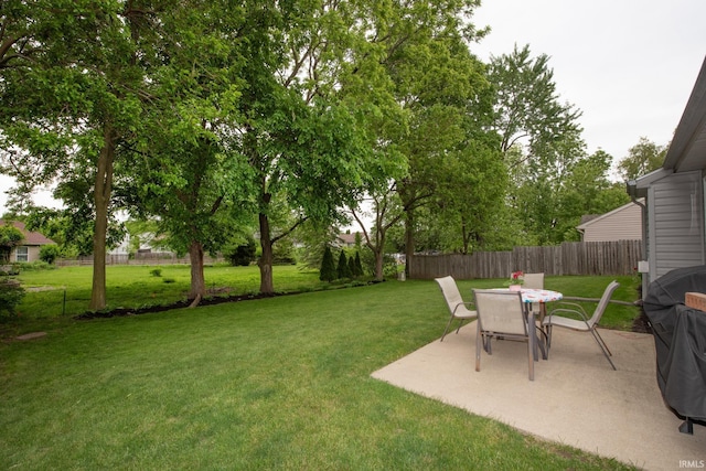 1876 Halyard Ct, West Lafayette, IN 47906 - view of yard with a patio area and outdoor dining space