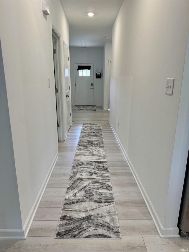 2135 Upland Ridge Way, Kokomo, IN 46902 - hall featuring baseboards and light wood-style floors