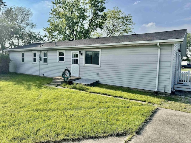 10908 Kathy Dr, Fort Wayne, IN 46835 - back of property featuring a lawn