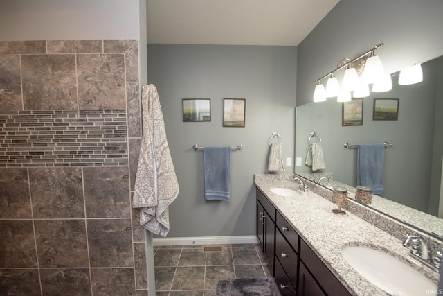 6336 Munsee Dr, West Lafayette, IN 47906 - full bath with baseboards and double vanity