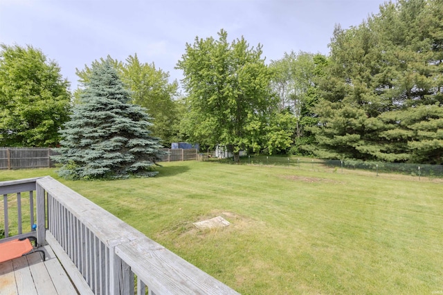 5212 E 600 S, Lafayette, IN 47909 - view of yard with a deck
