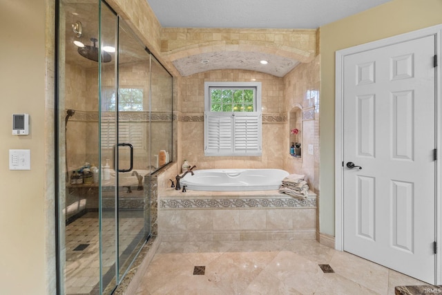 2525 Hastye Hyll, Logansport, IN 46947 - bathroom with a garden tub and a shower stall