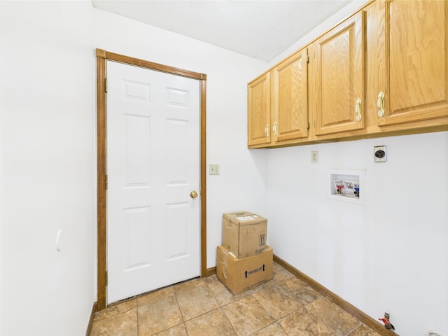 3715 W 630 Rd N, Huntington, IN 46750 - laundry room featuring cabinet space, washer hookup, hookup for a gas dryer, baseboards, and electric dryer hookup