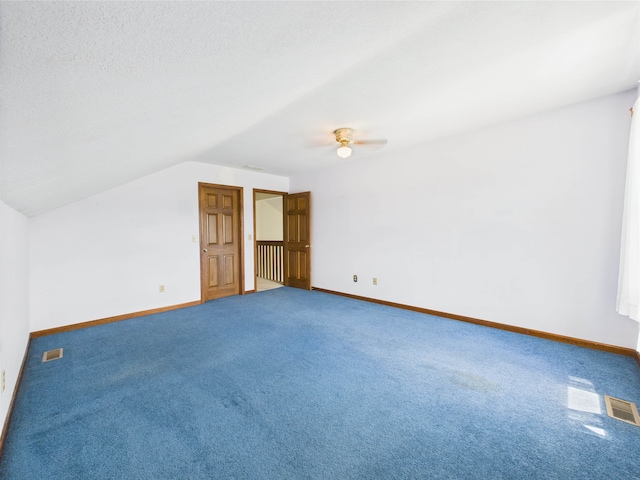 3715 W 630 Rd N, Huntington, IN 46750 - bonus room with carpet flooring, a ceiling fan, lofted ceiling, and baseboards