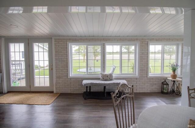 6497 N 500 E, Union City, IN 47390 - sunroom / solarium featuring healthy amount of natural light and french doors
