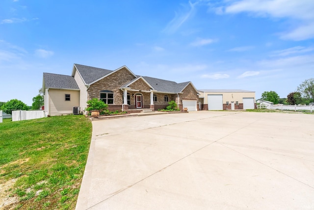 2395 S 400 St W, Warsaw, IN 46580 - craftsman inspired home with brick siding