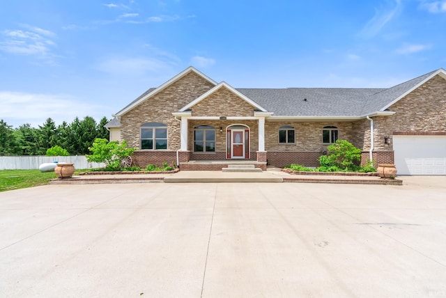 2395 S 400 St W, Warsaw, IN 46580 - view of front of house with a shingled roof and brick siding