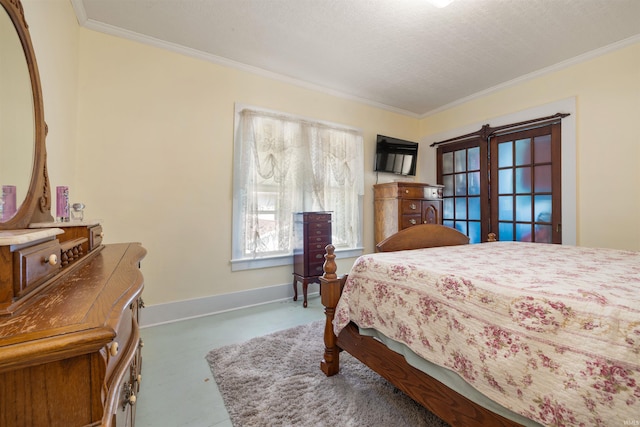 702 S Van Buren St, Auburn, IN 46706 - bedroom with crown molding and baseboards