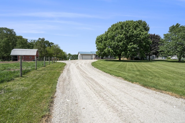 16105 County Road 22, Goshen, IN 46528 - view of dirt / gravel road