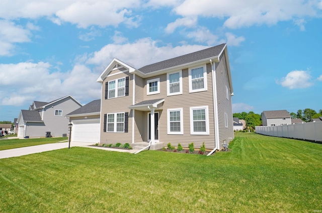 409 W Somerfield Dr, Lakeville, IN 46536 - view of front of home with driveway and an attached garage