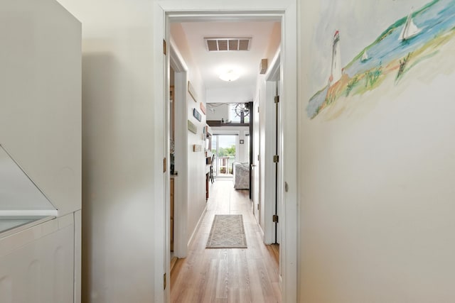 5585 S 930 E, Wolcottville, IN 46795 - hallway with light wood-style flooring