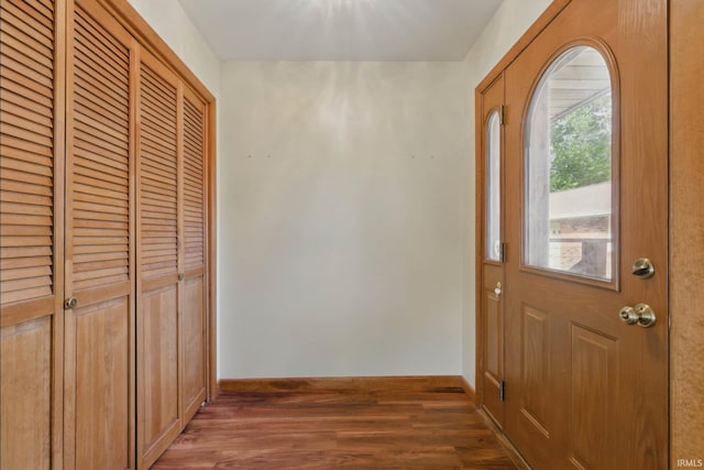 951 W Shepherds Ln, Santa Claus, IN 47579 - entryway with wood finished floors and baseboards