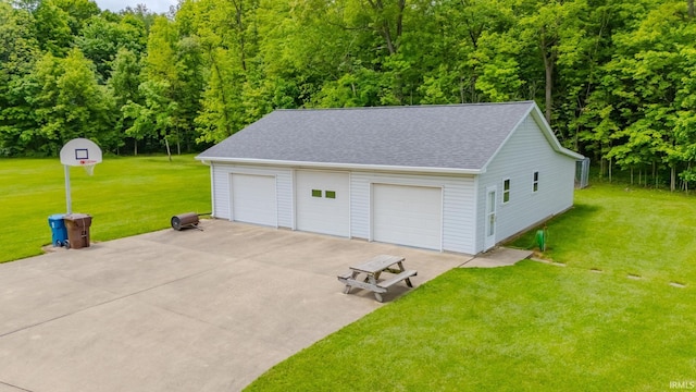 11542 S 700 E, Lafontaine, IN 46940 - view of detached garage
