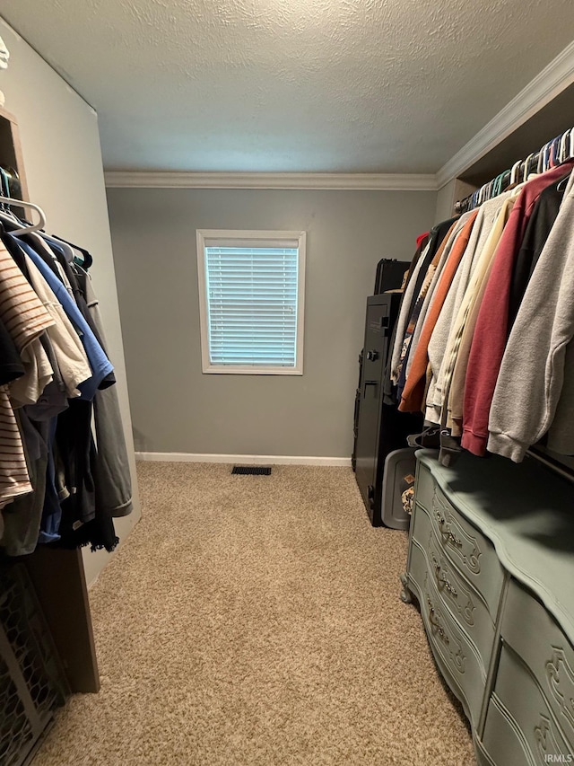2782 W State Road 32nd Rd, Covington, IN 47932 - walk in closet featuring light carpet
