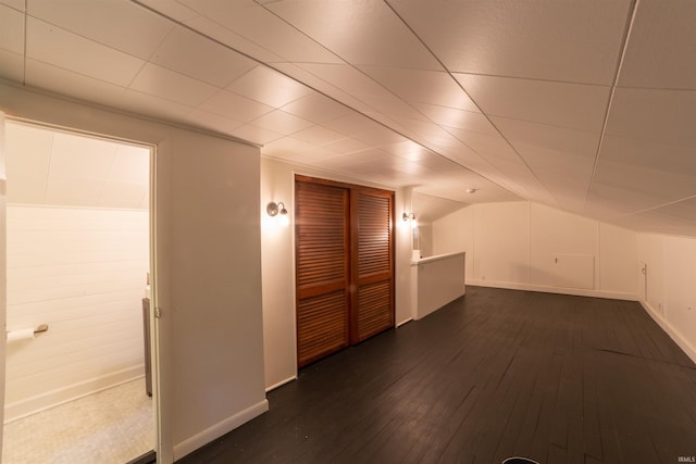 3601 Stringtown Rd, Evansville, IN 47711 - bonus room featuring dark wood-type flooring and baseboards