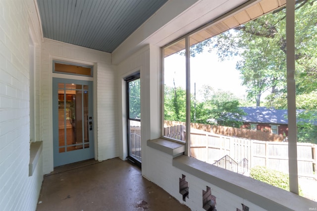 3601 Stringtown Rd, Evansville, IN 47711 - view of unfurnished sunroom