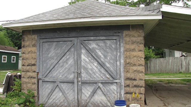 215 S Main St, Oakland City, IN 47660 - view of shed