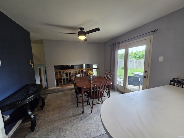 7823 Knightswood Dr, Fort Wayne, IN 46819 - dining space featuring ceiling fan