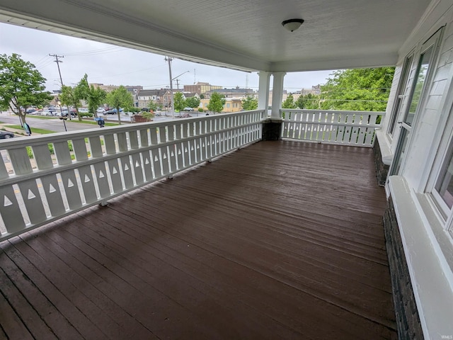 300 E Taylor St, Kokomo, IN 46901 - view of wooden terrace