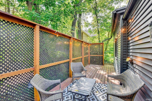 516 W Navarre St, South Bend, IN 46616 - view of wooden terrace