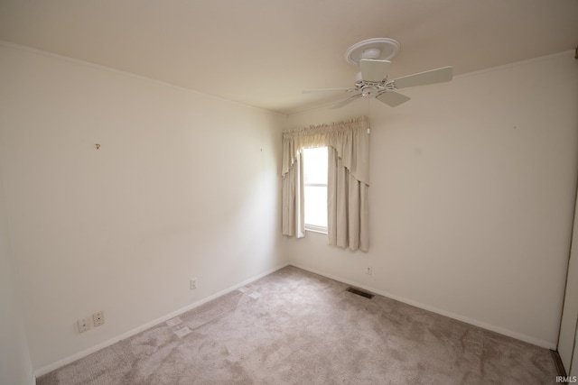 910 S Southland Dr, Lafayette, IN 47909 - spare room with a ceiling fan, carpet, and baseboards