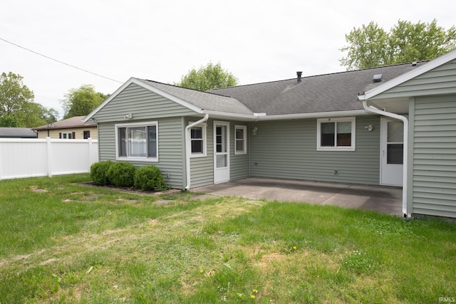 910 S Southland Dr, Lafayette, IN 47909 - back of property with a patio and roof with shingles